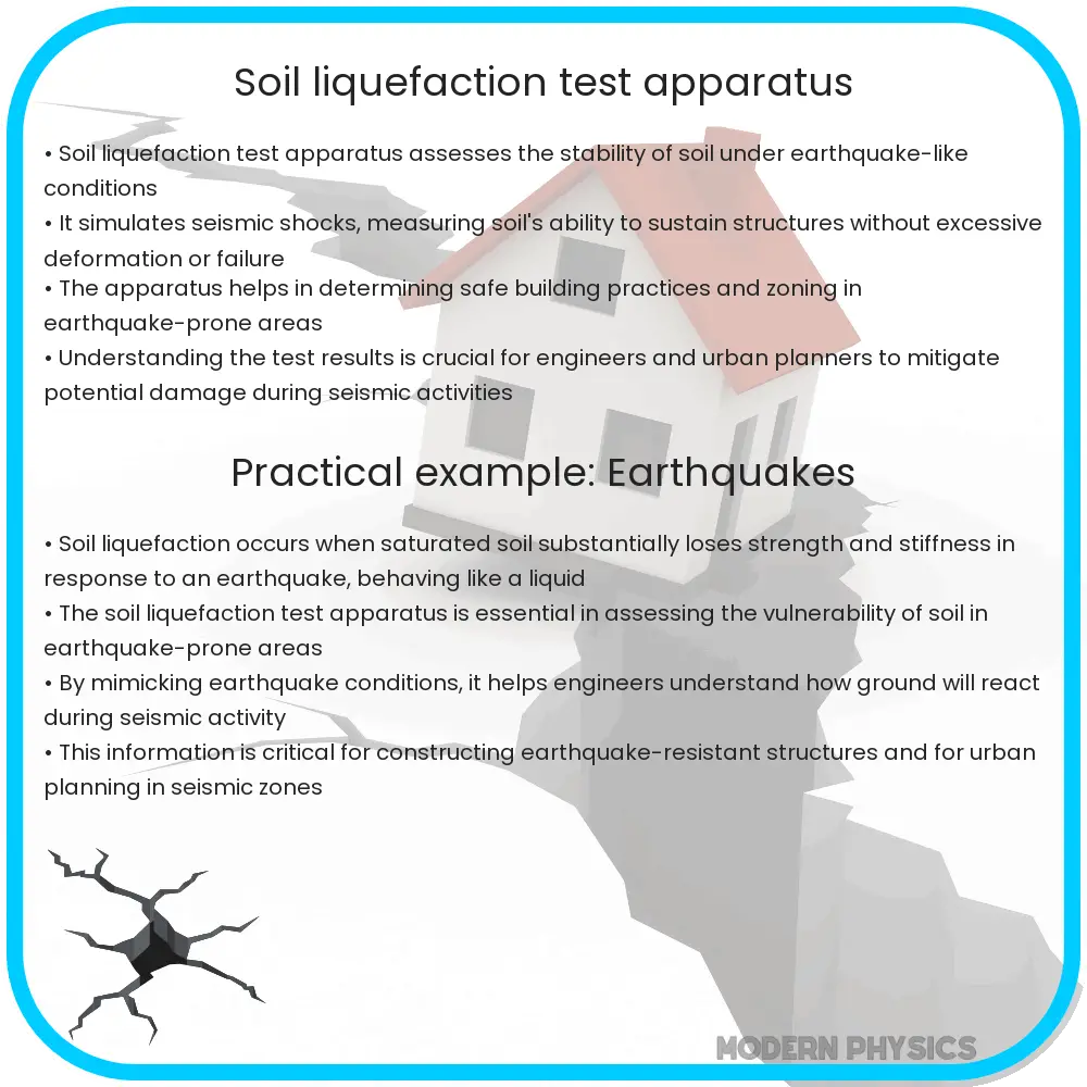 Soil liquefaction test apparatus