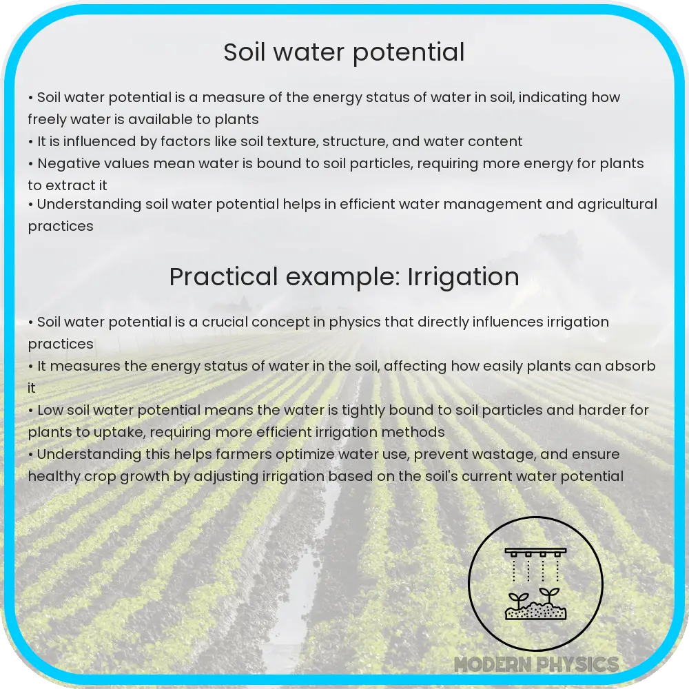 Soil Water Potential