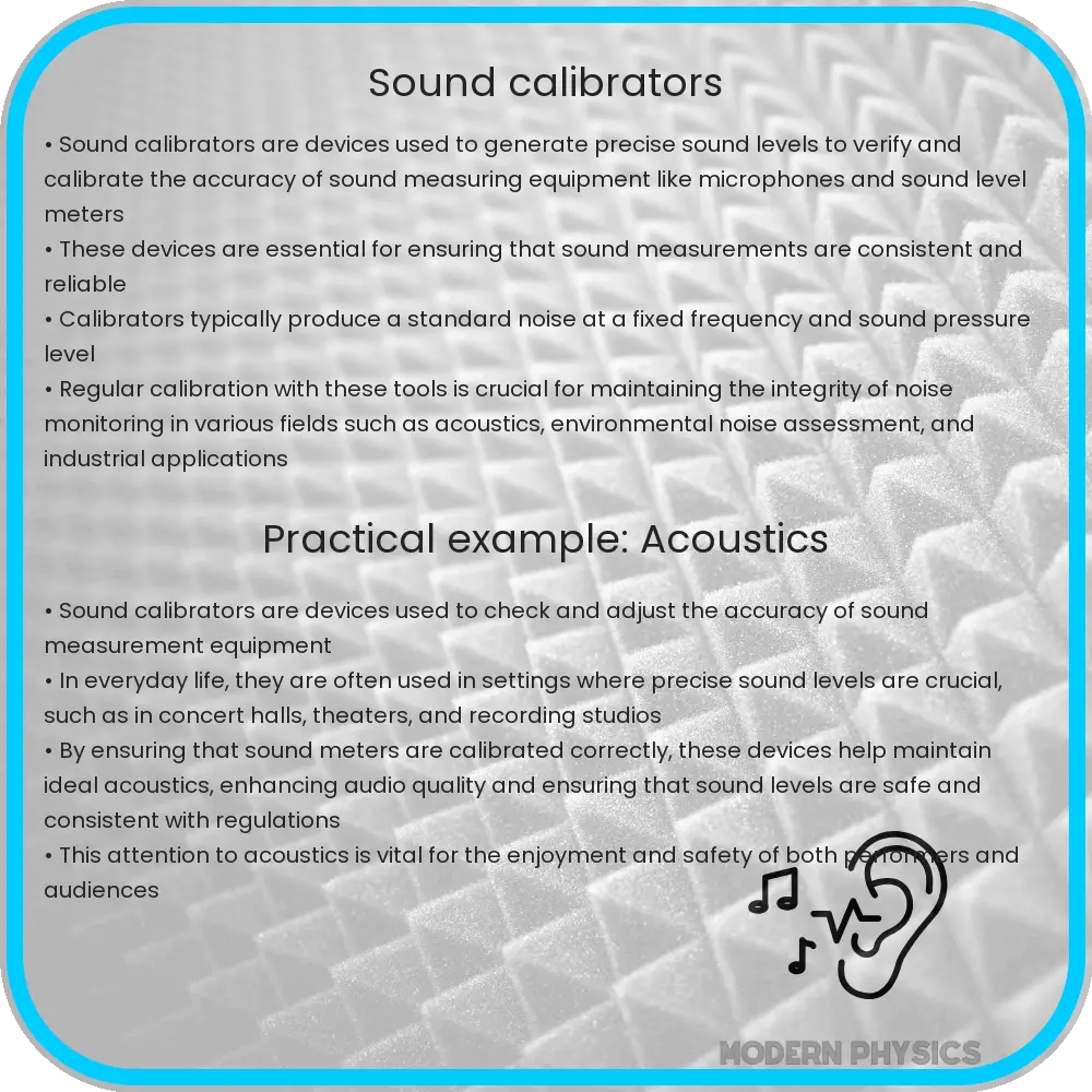 Sound Calibrators