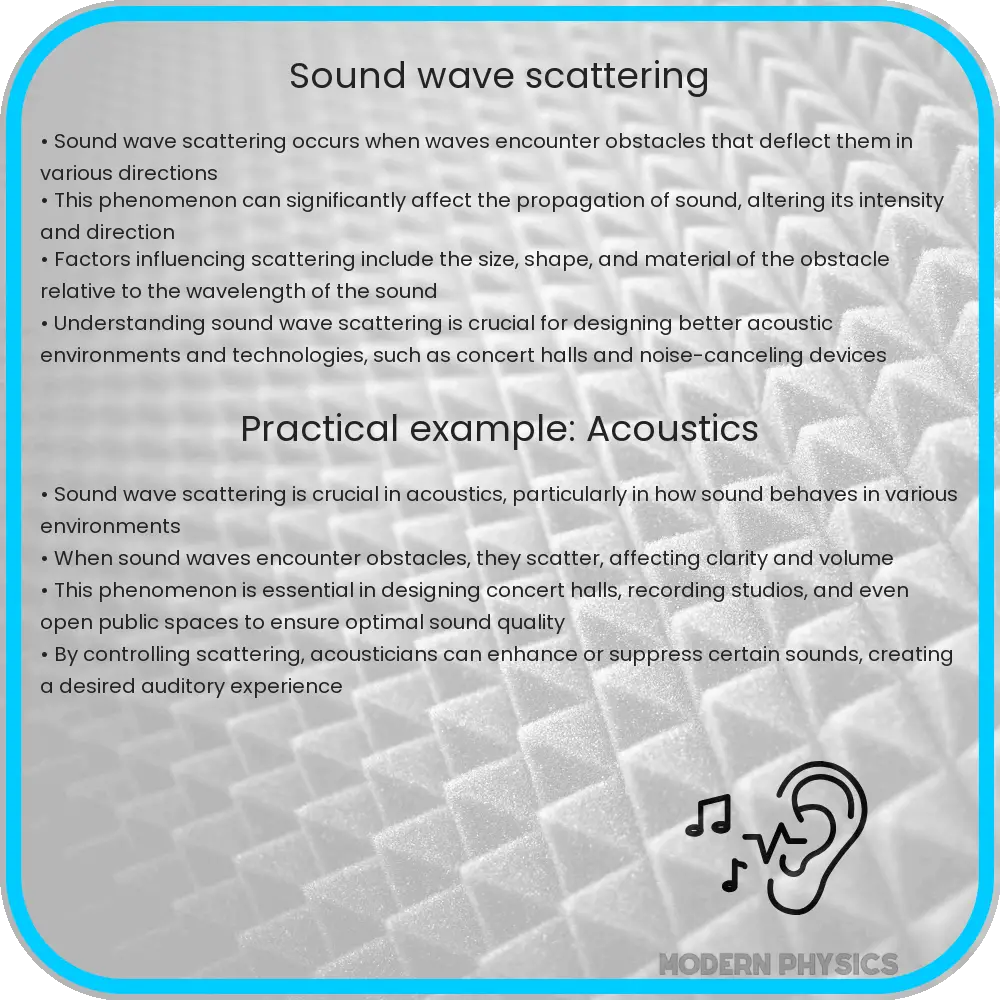 Sound Wave Scattering