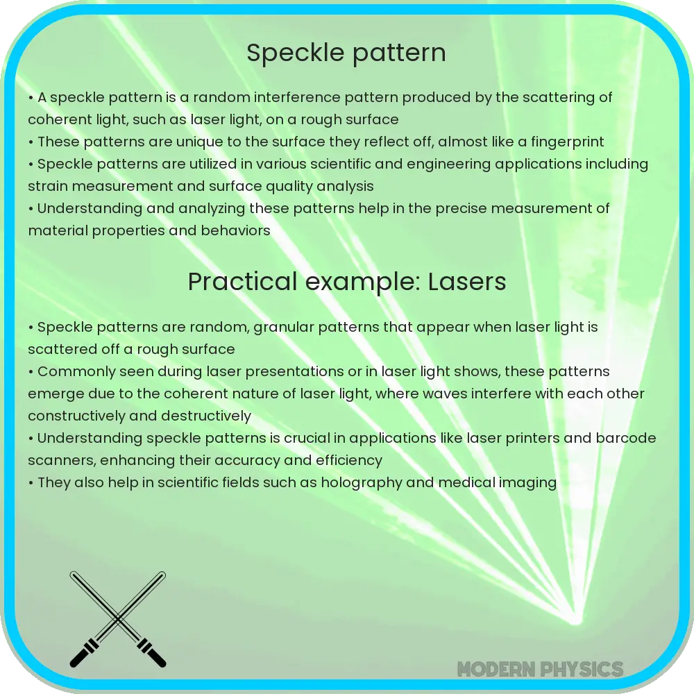 Speckle pattern