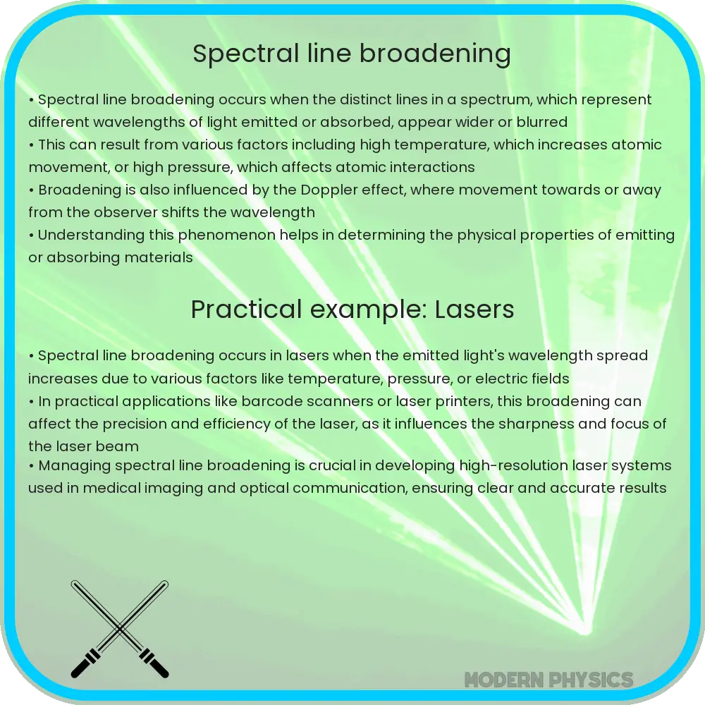 Spectral Line Broadening