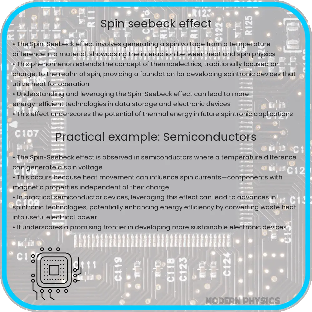 Spin-Seebeck effect