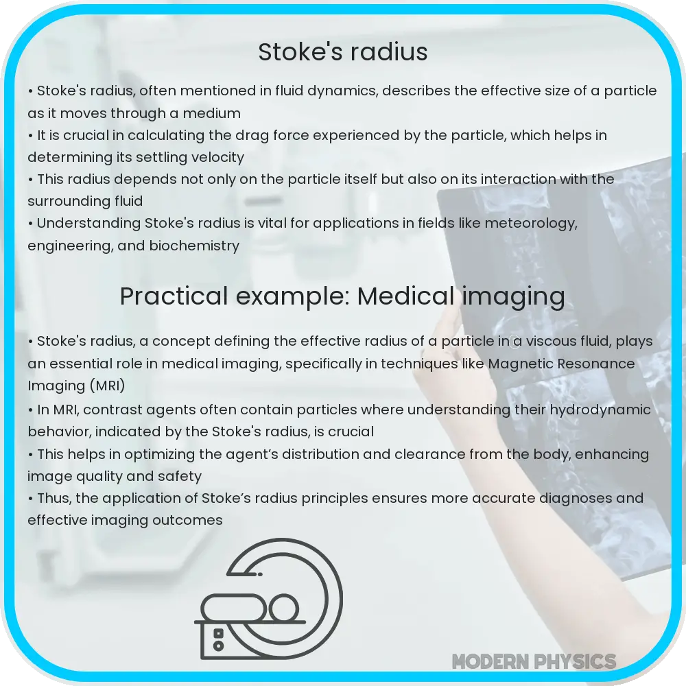 Stoke's radius