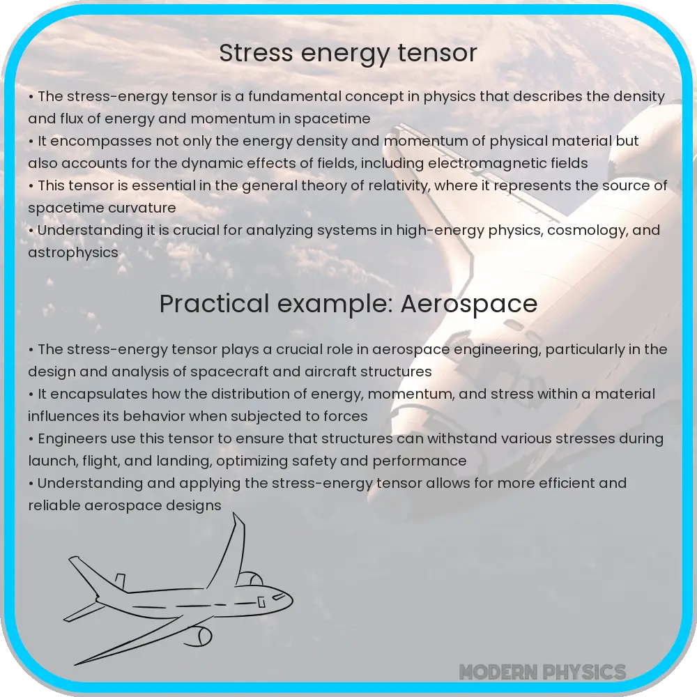 Stress-energy tensor