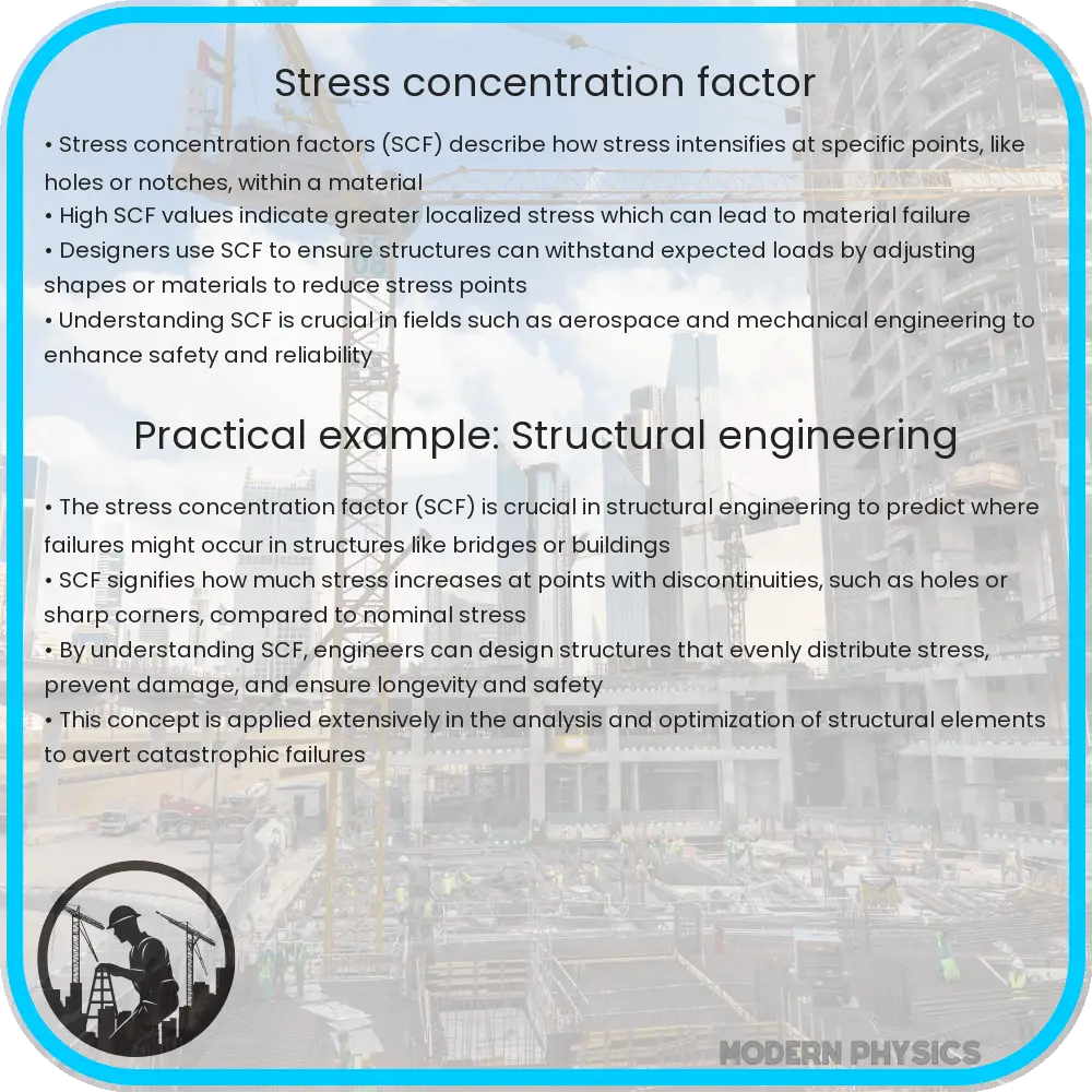 Stress concentration factor