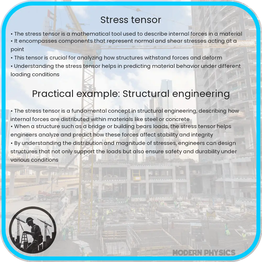Stress tensor