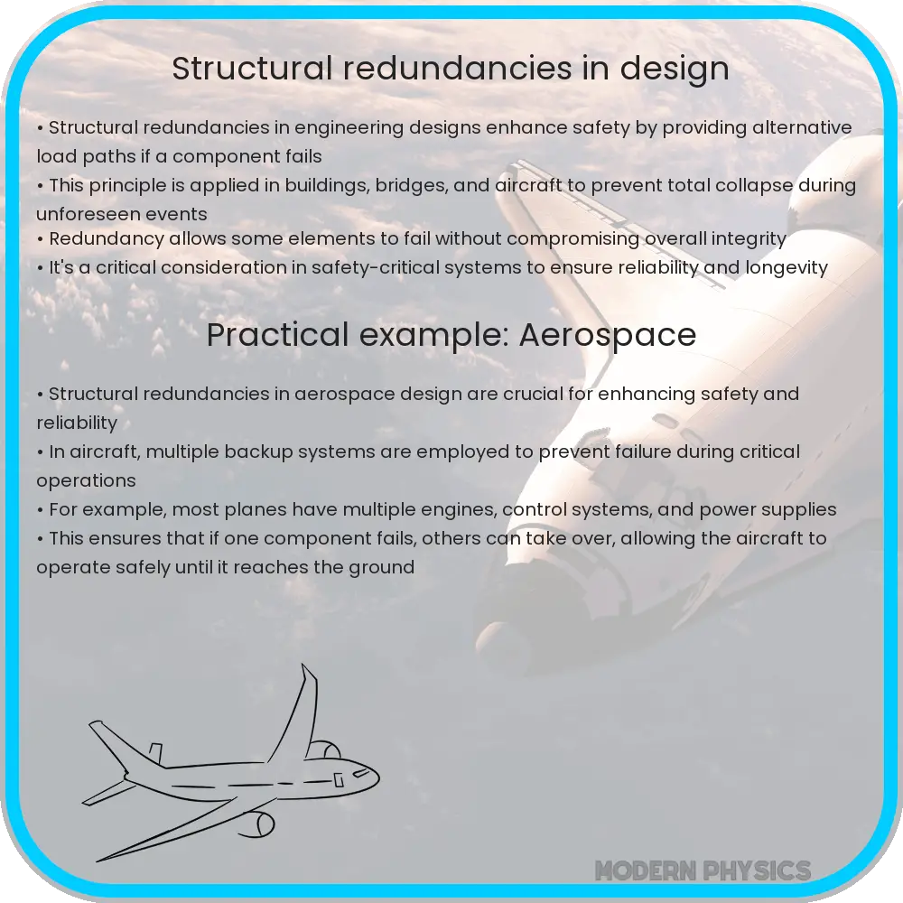 Structural redundancies in design