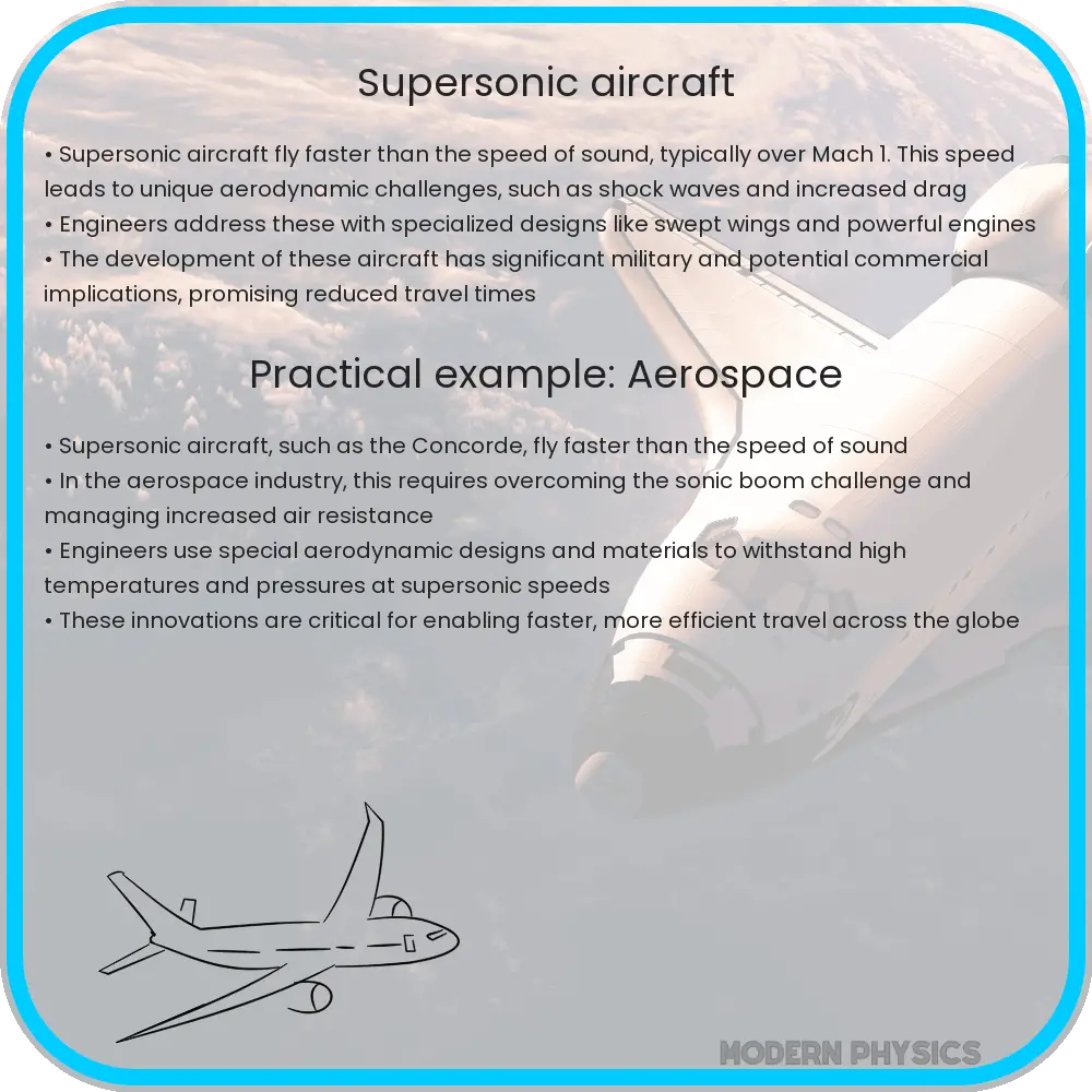 Supersonic aircraft