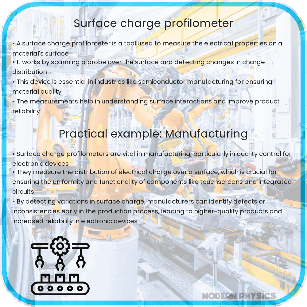 Surface charge profilometer