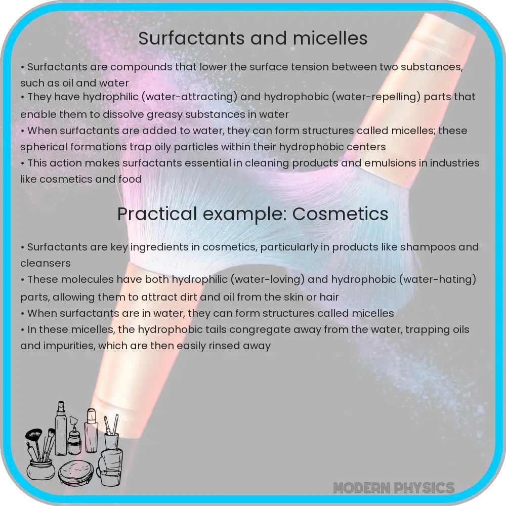 Surfactants and micelles