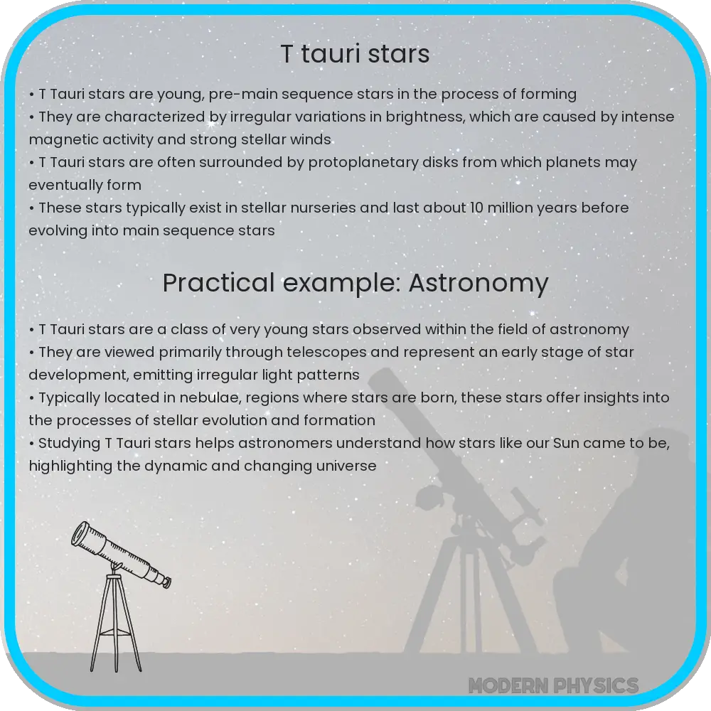 T Tauri Stars