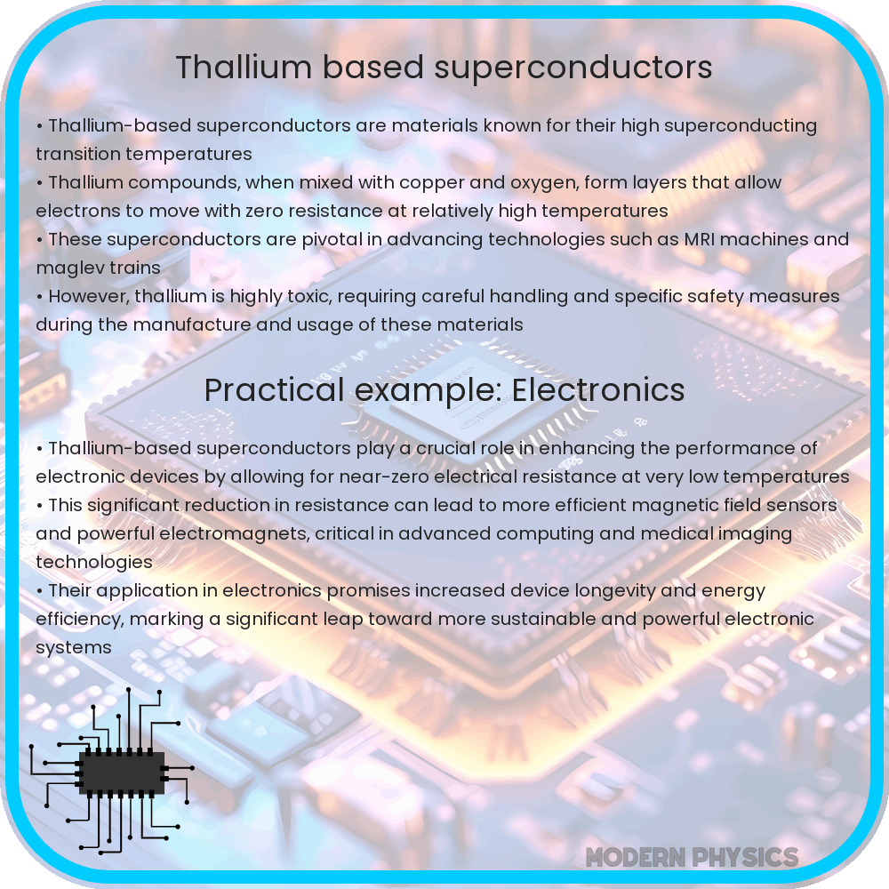 Thallium-based Superconductors