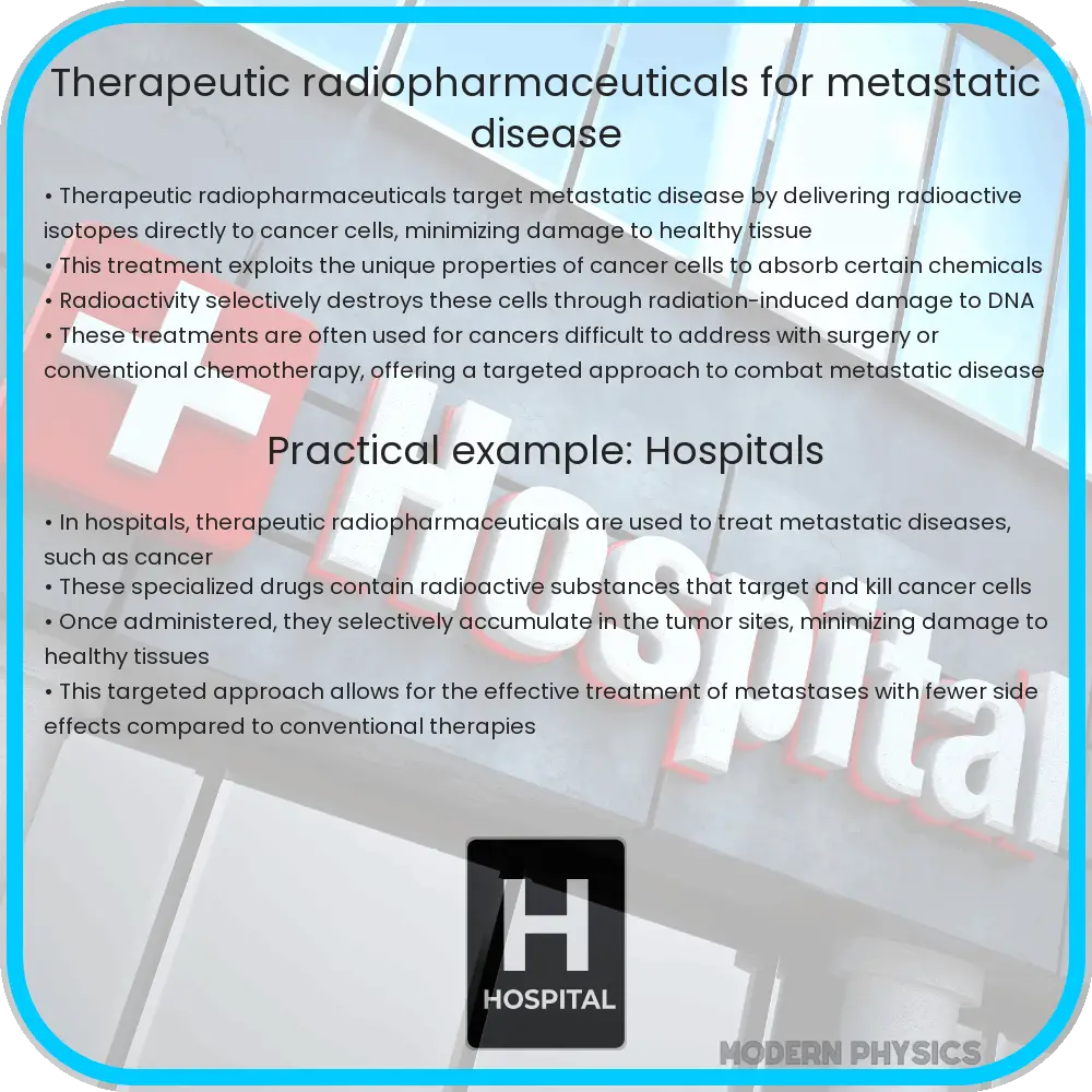 Therapeutic radiopharmaceuticals for metastatic disease