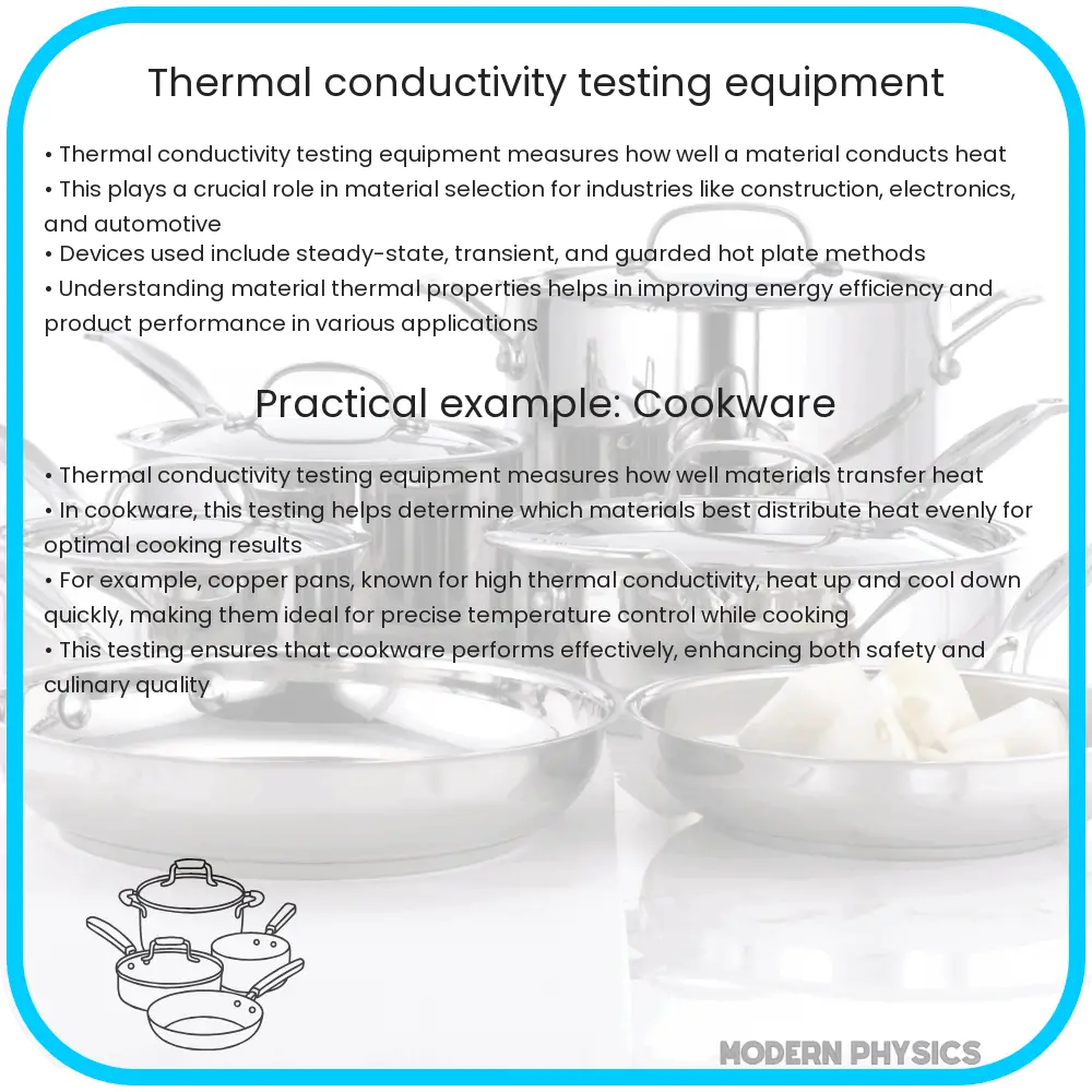Thermal conductivity testing equipment