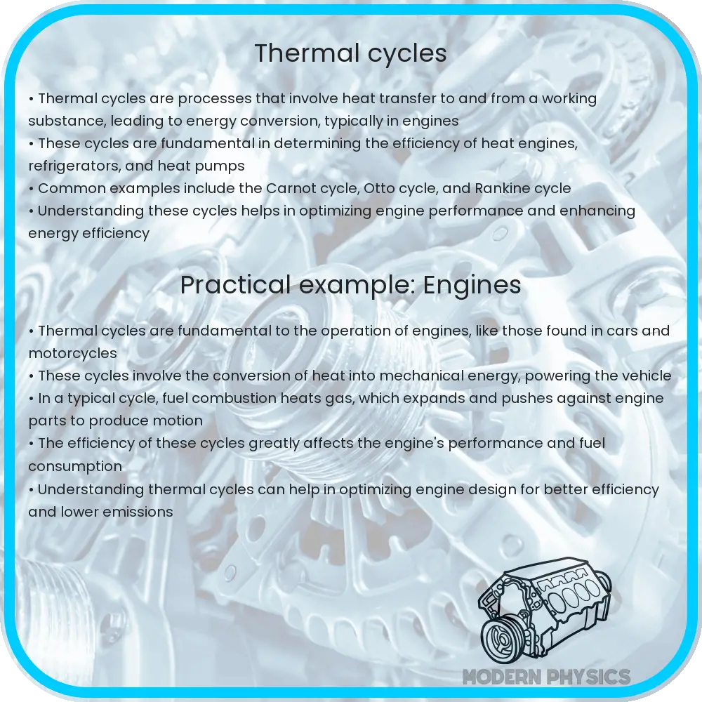 Thermal cycles