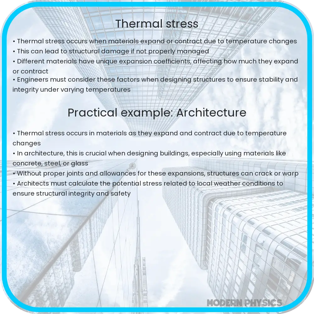 Thermal stress