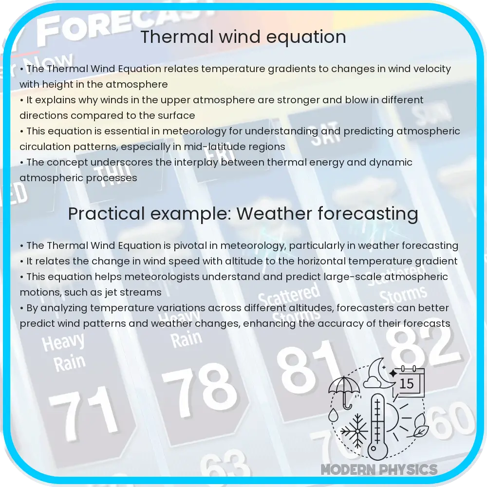 Thermal Wind Equation