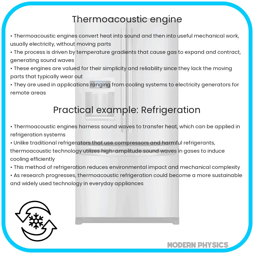 Thermoacoustic engine