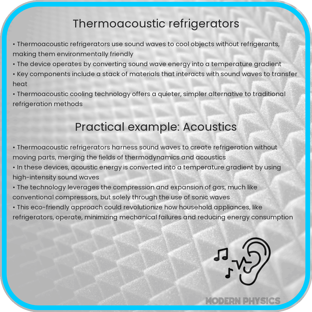 Thermoacoustic refrigerators