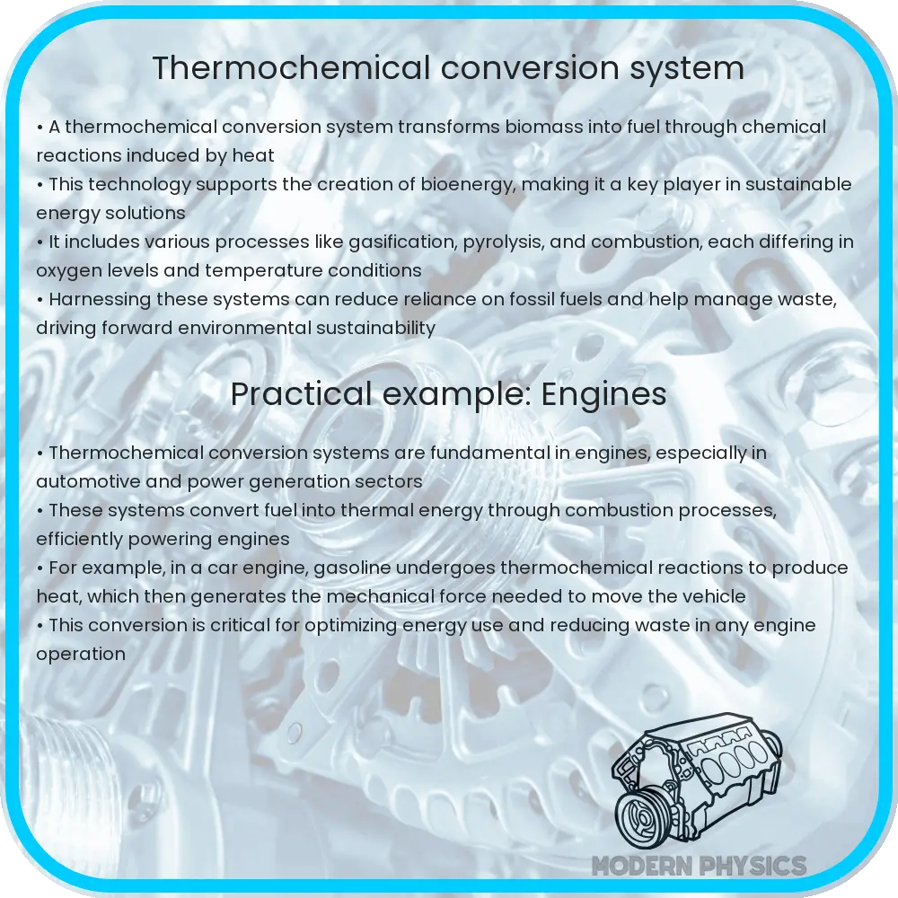 Thermochemical conversion system