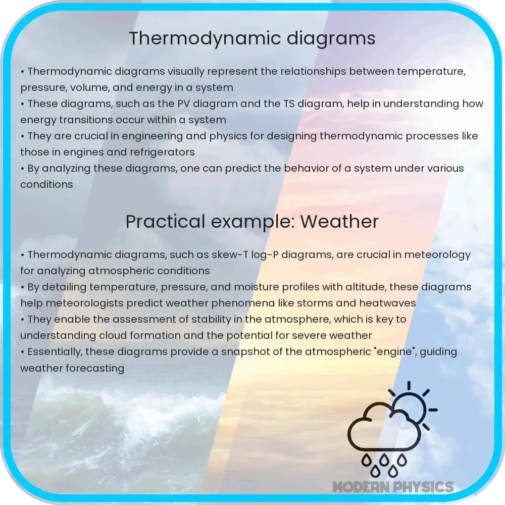 Thermodynamic diagrams