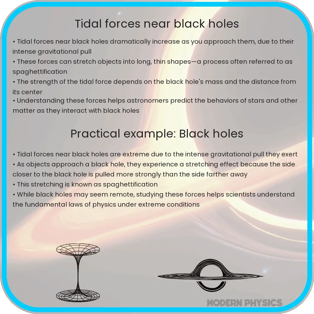 Tidal forces near black holes