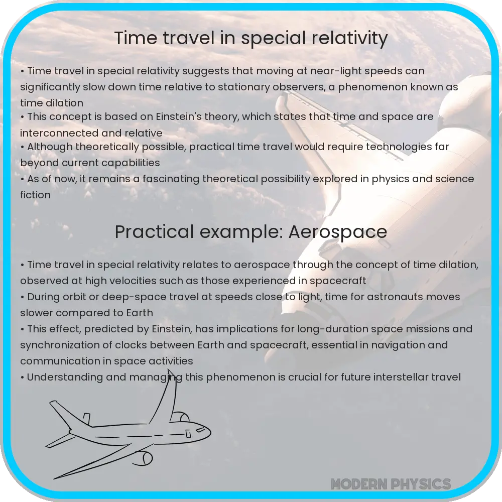 Time travel in special relativity