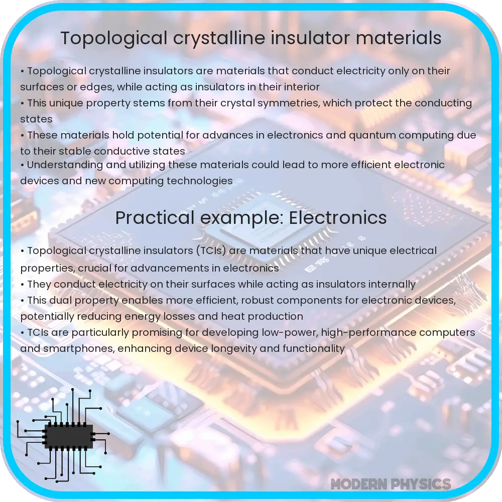 Topological crystalline insulator materials