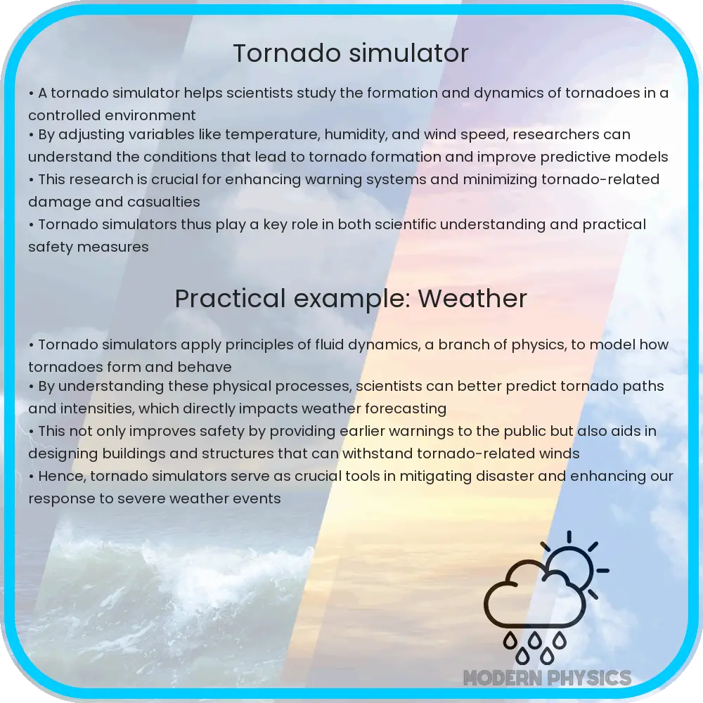 Tornado simulator