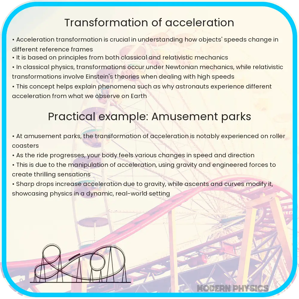 Transformation of acceleration