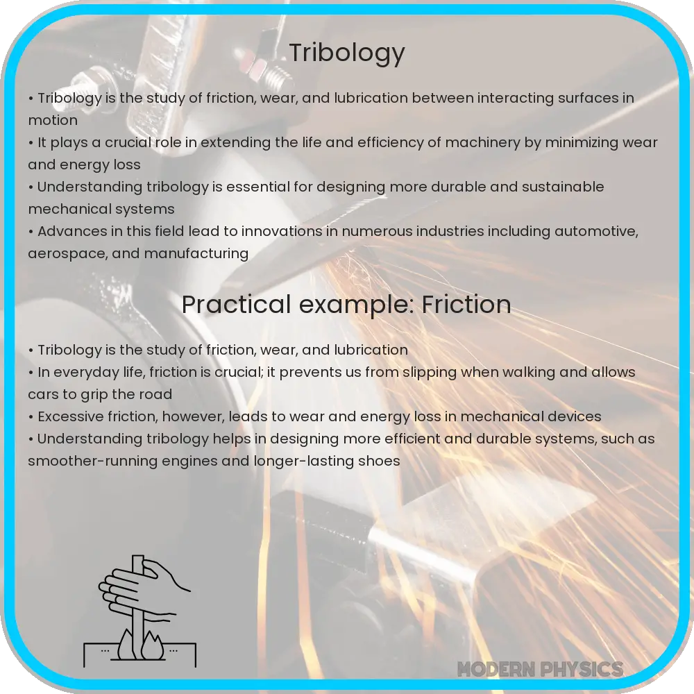 Tribology