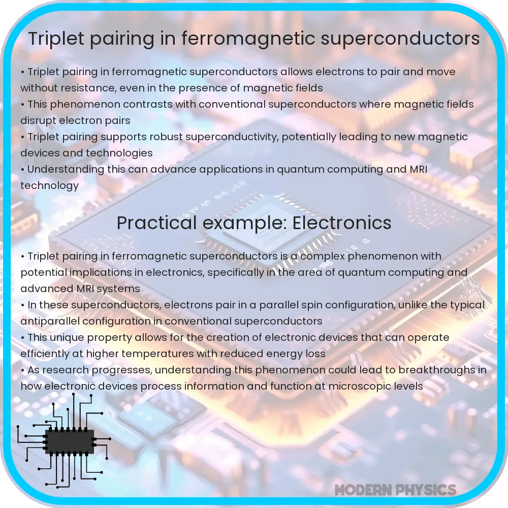 Triplet pairing in ferromagnetic superconductors