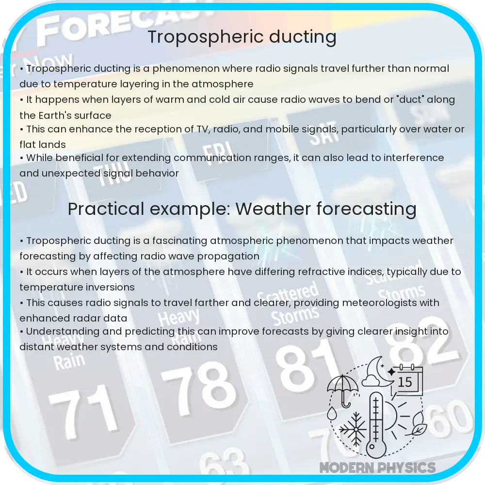Tropospheric Ducting