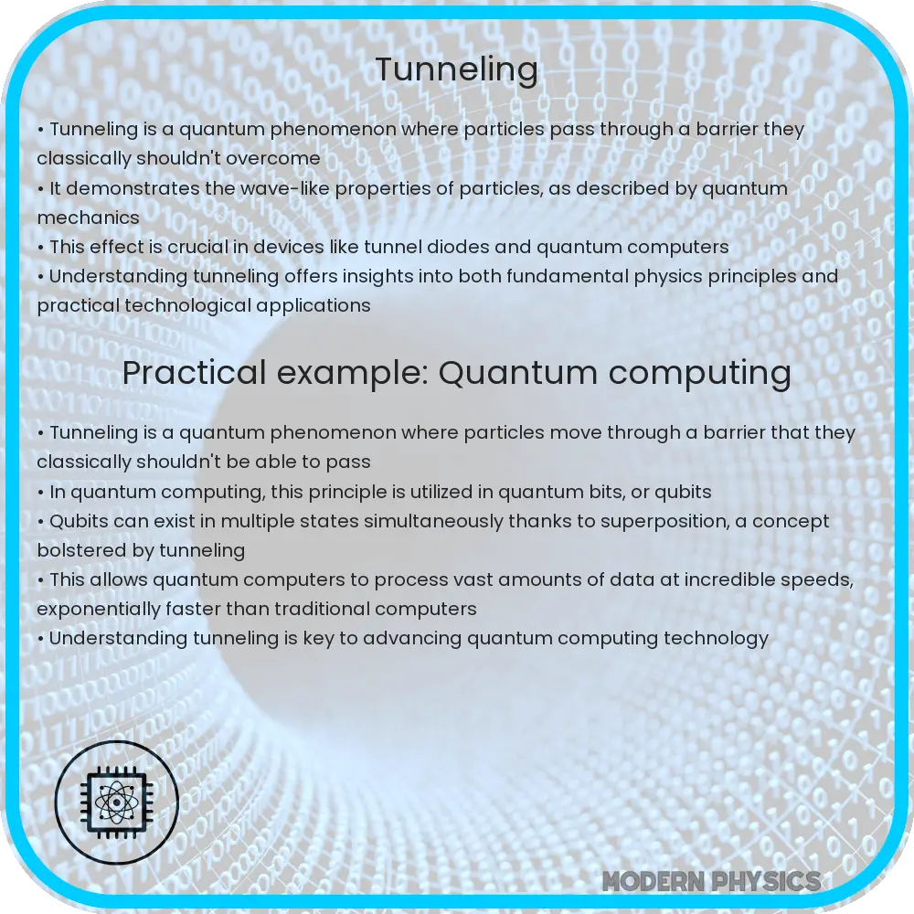 Tunneling