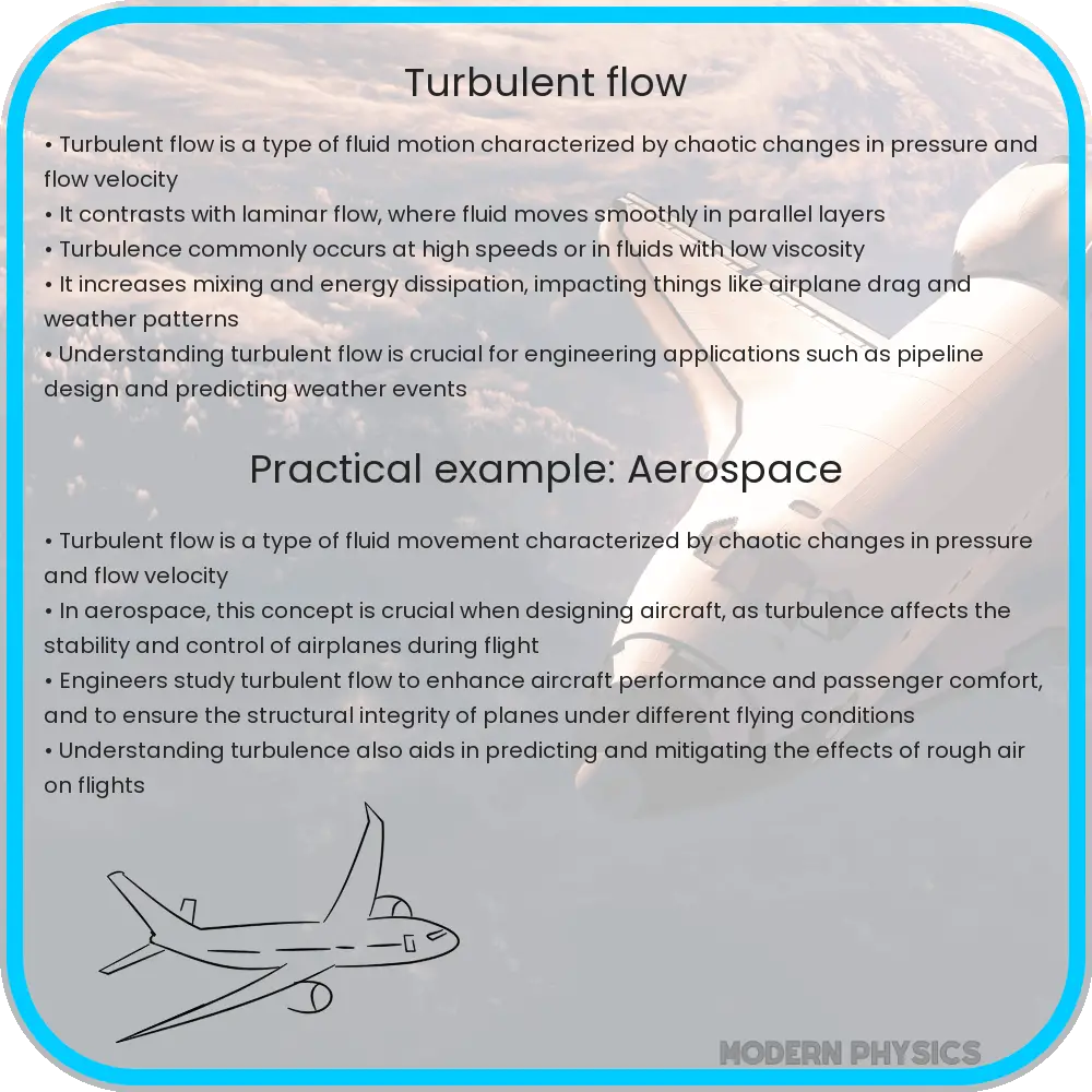Turbulent flow