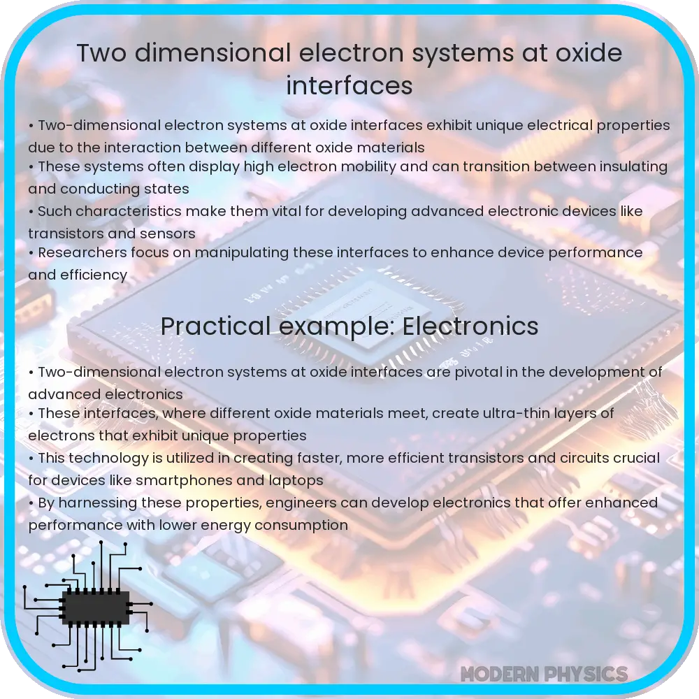 Two-dimensional electron systems at oxide interfaces