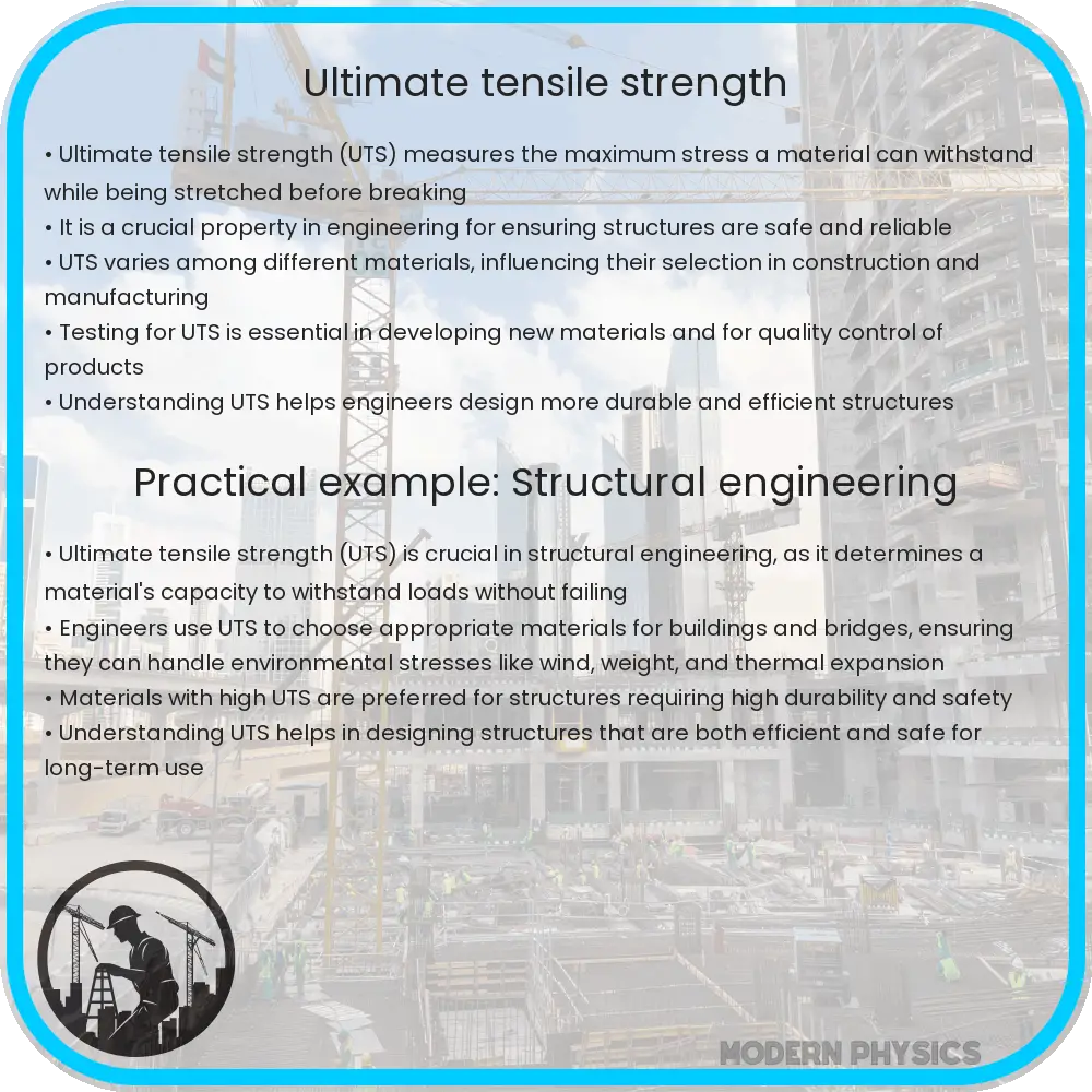 Ultimate tensile strength