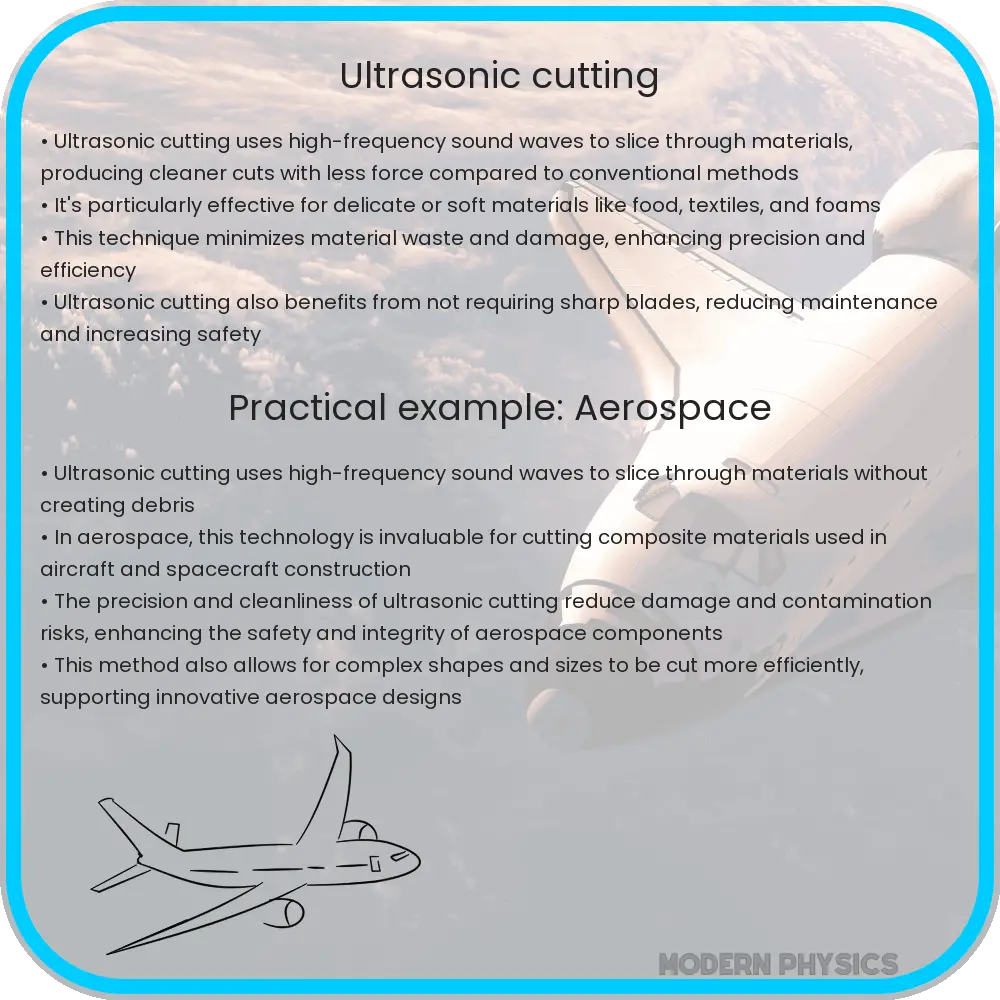Ultrasonic cutting