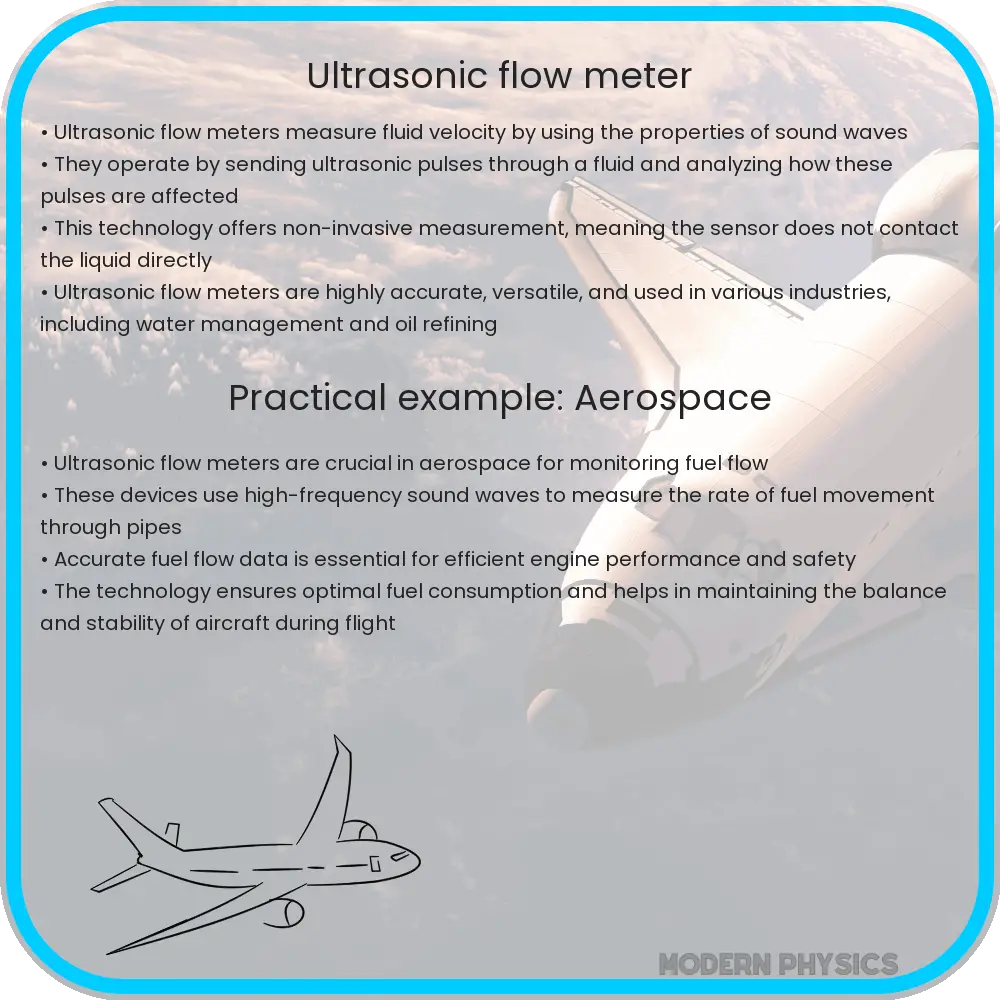 Ultrasonic flow meter