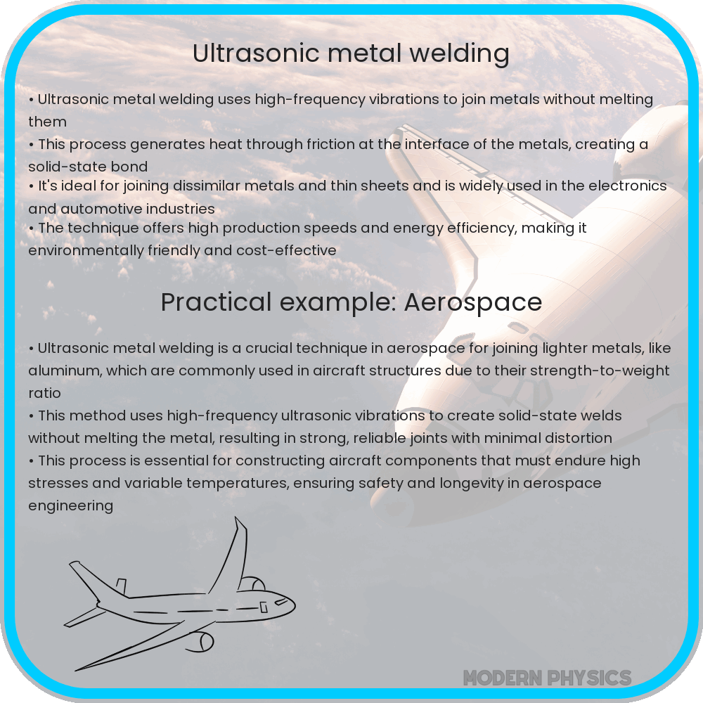 Ultrasonic metal welding