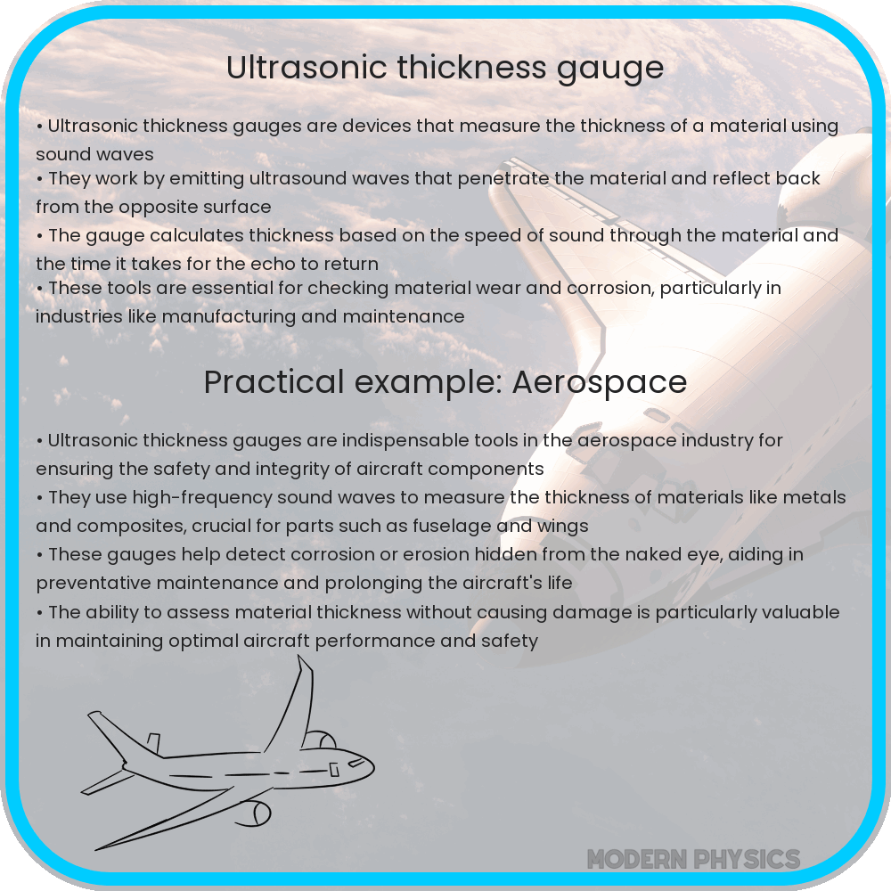 Ultrasonic thickness gauge
