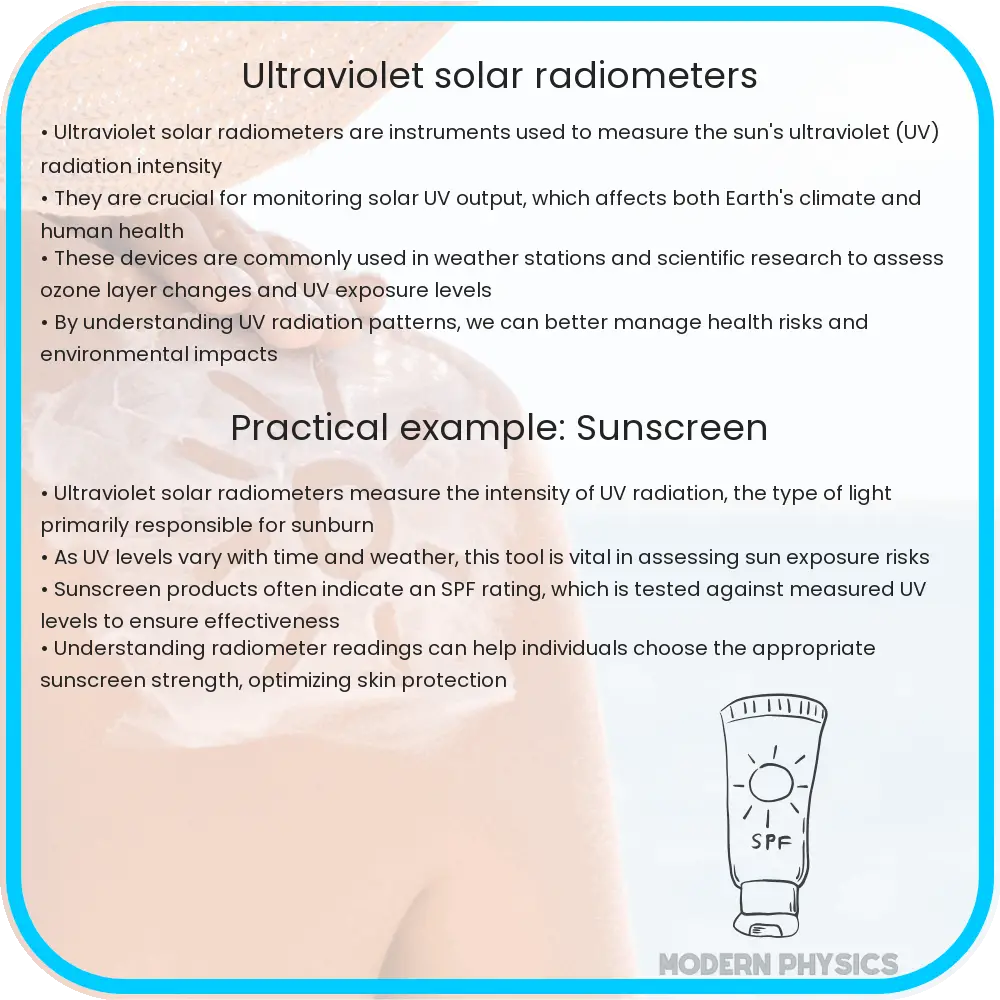 Ultraviolet Solar Radiometers