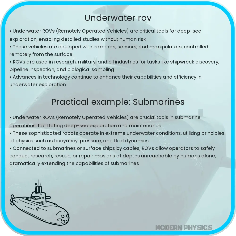 Underwater ROV