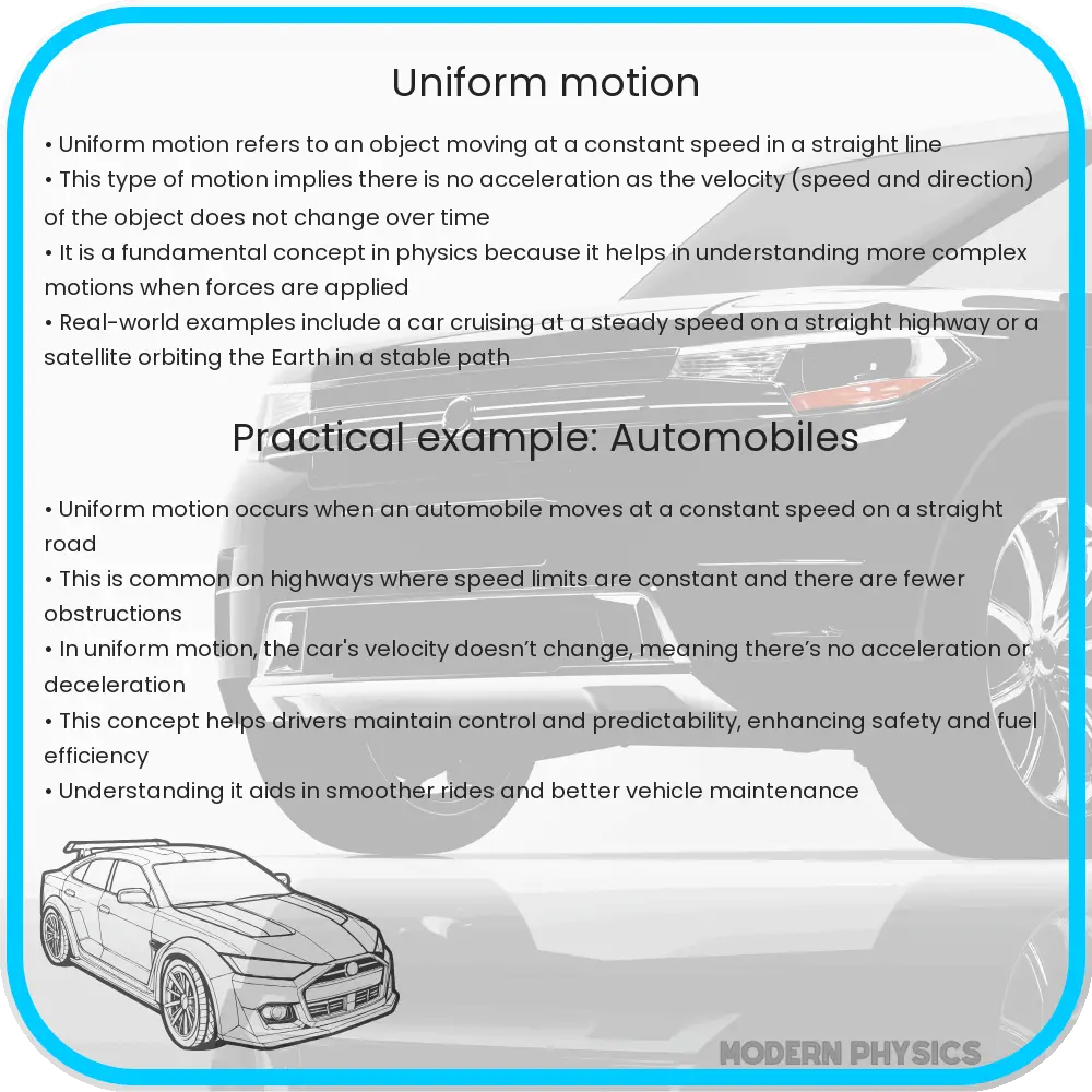 Uniform motion