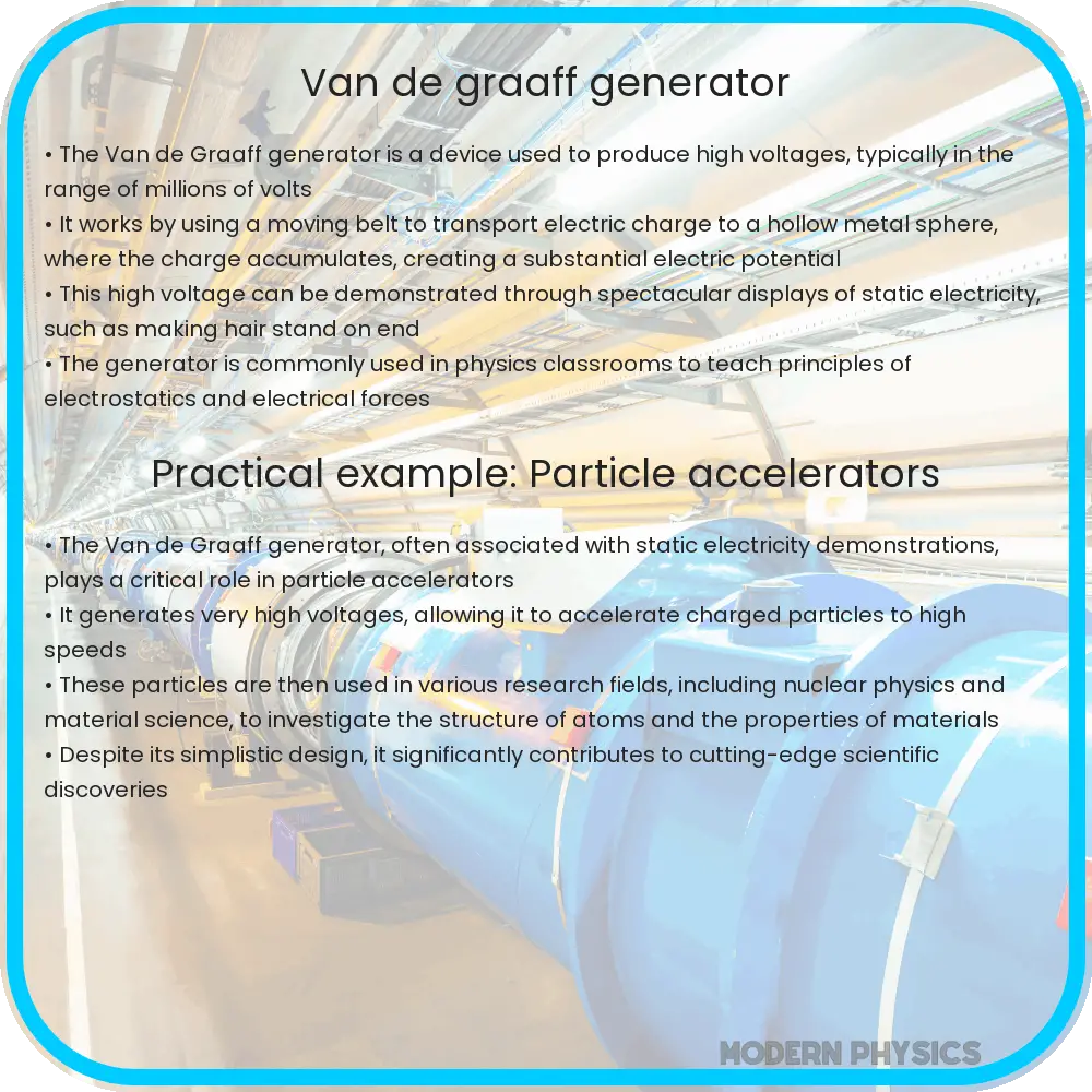 Van de Graaff generator