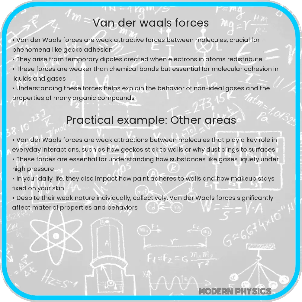 Van der Waals Forces