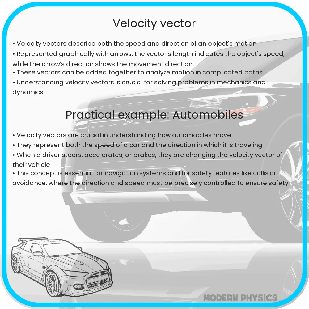 Velocity vector