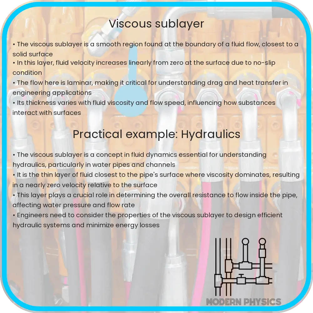 Viscous sublayer