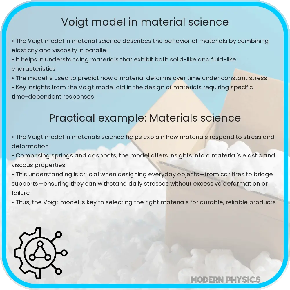 Voigt model in material science